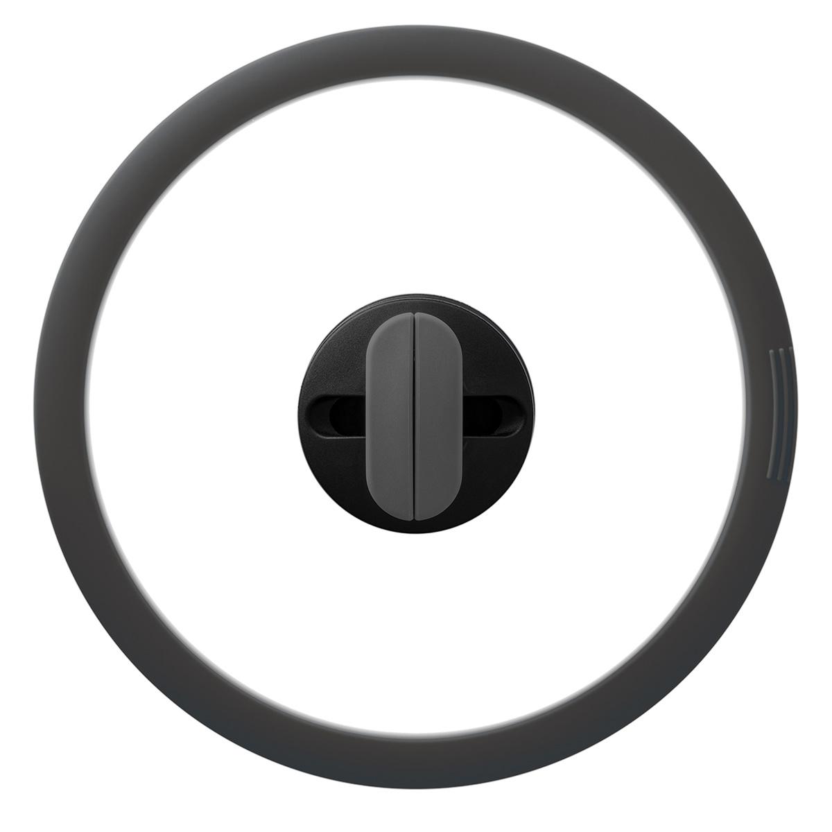 Couvercle empilable en verre noir, diamètre 22 cm Cookvision - Mathon - 1