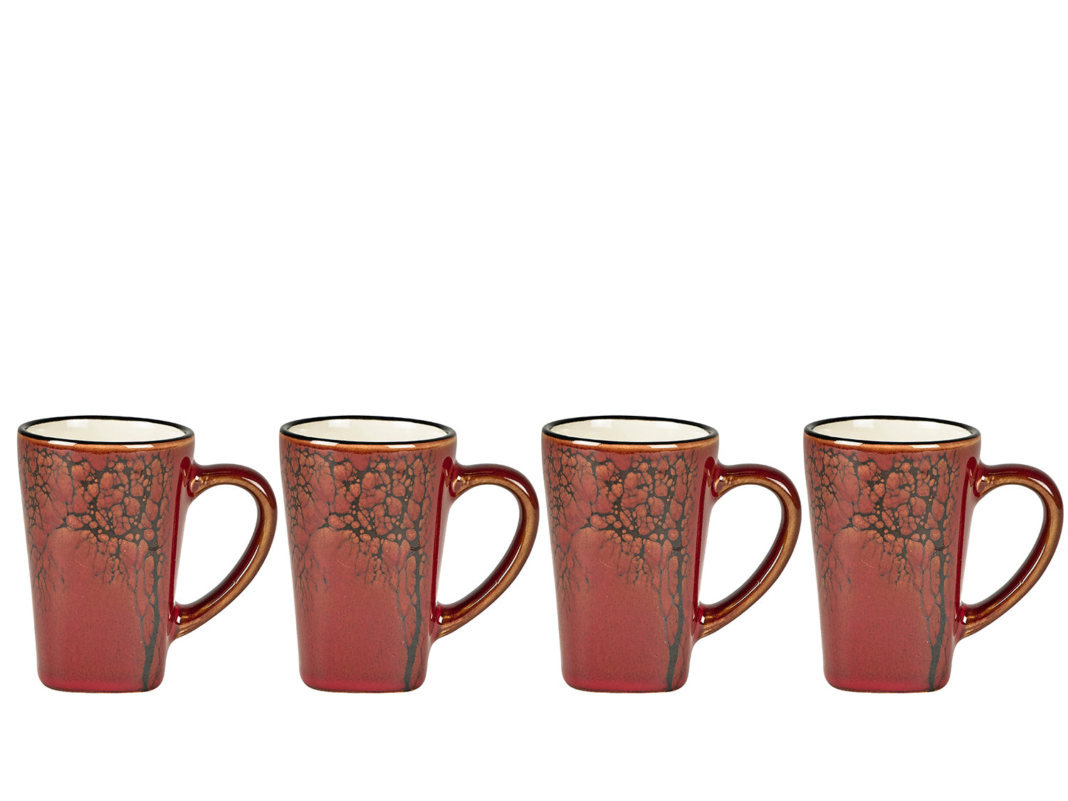 Set de 4 tassed espresso HELA en grès Ambre Villa Collection - Mathon - 1