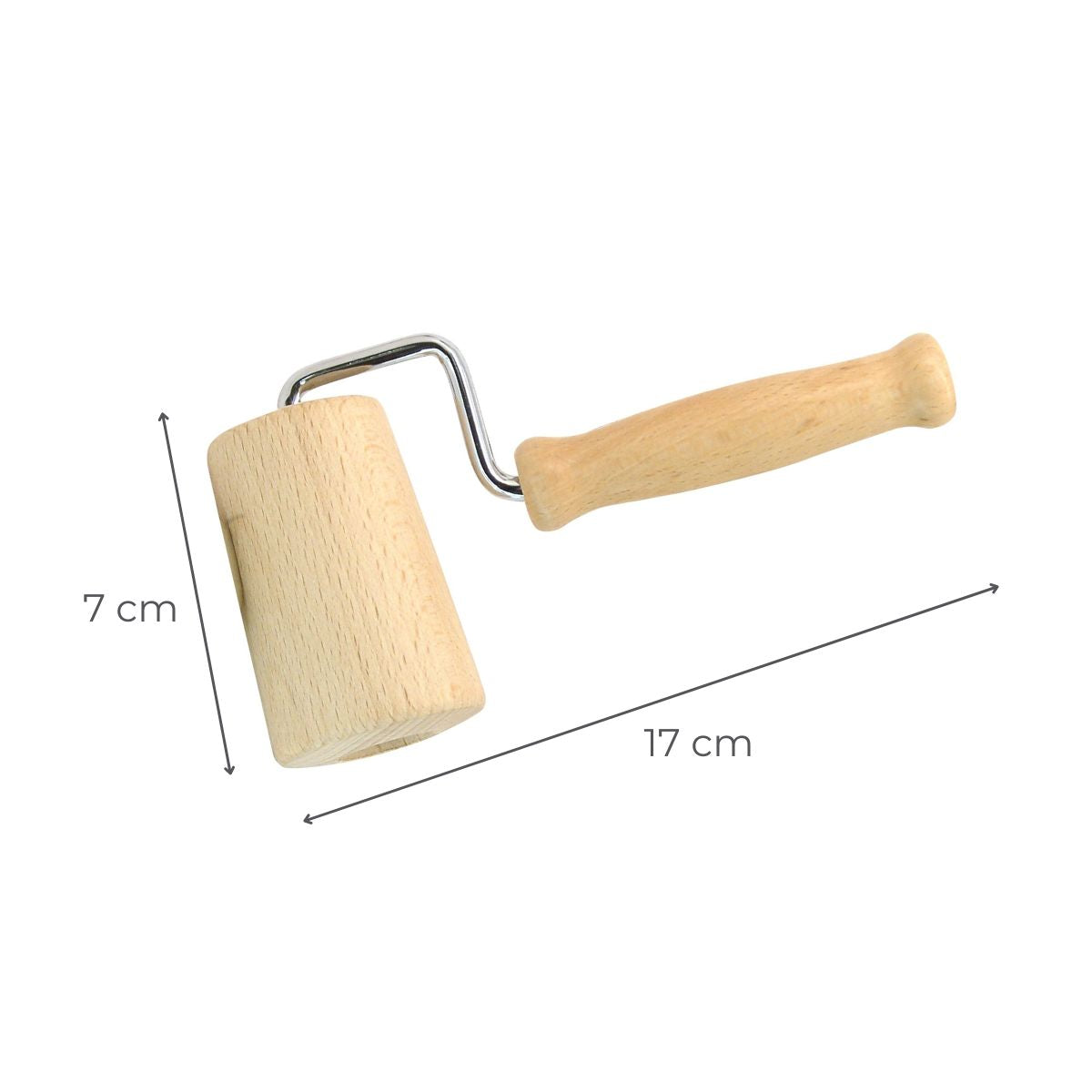 Mini rouleau à pâtisserie en bois 17 cm  Boissellerie Fackelmann - Mathon - 3