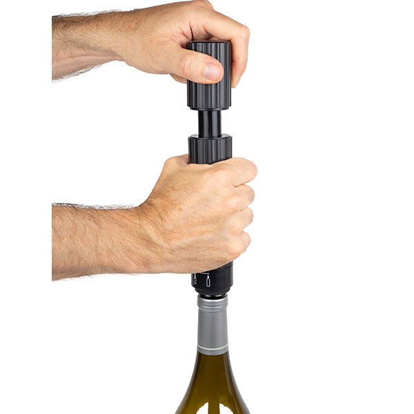 Coffret pompe à vide manuelle et rafraichisseur pour vins et champagnes Fresh