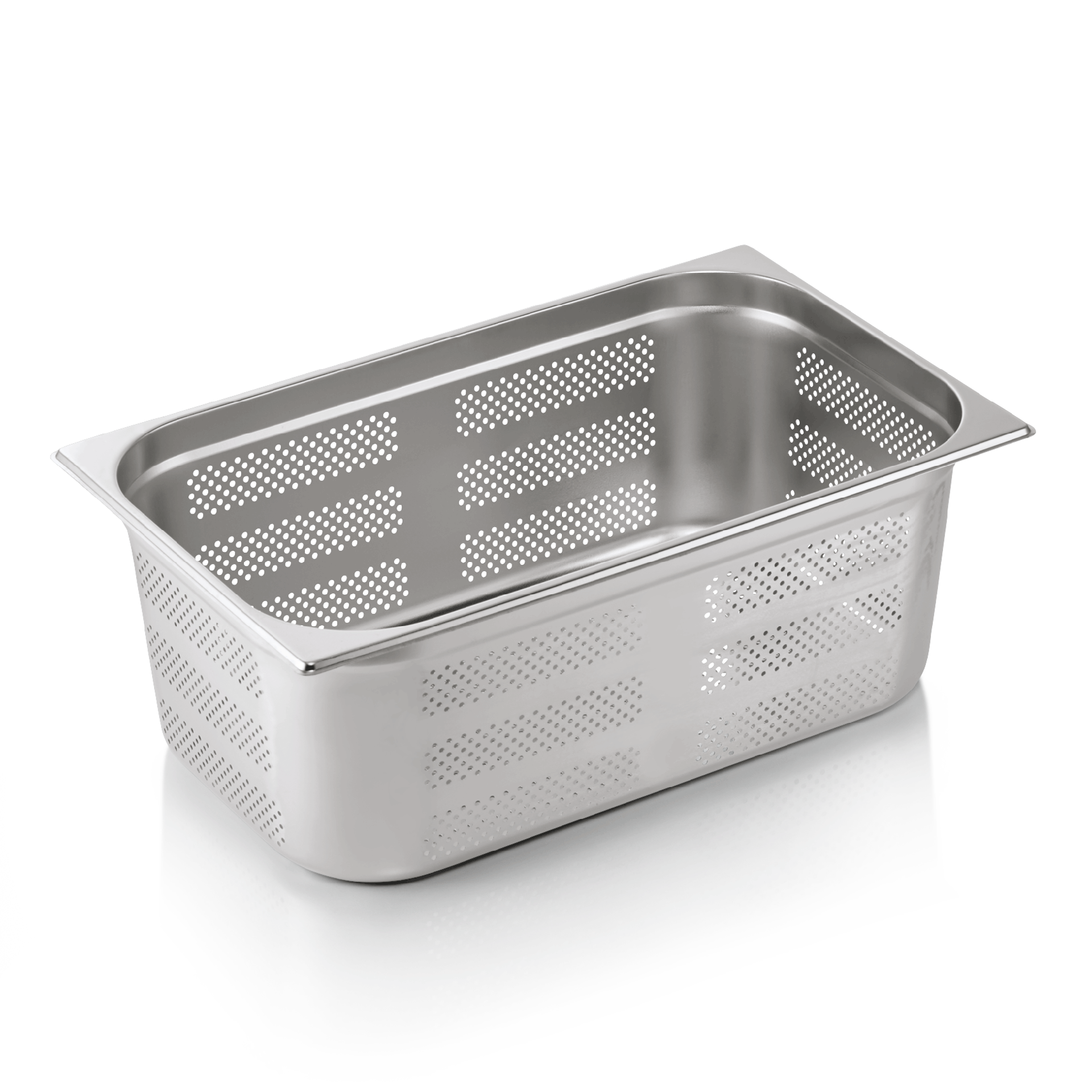 Bac GN 1/1 ECO en Acier Chrome 28 L H 200 mm Lot de 6 - WAS Germany - Mathon