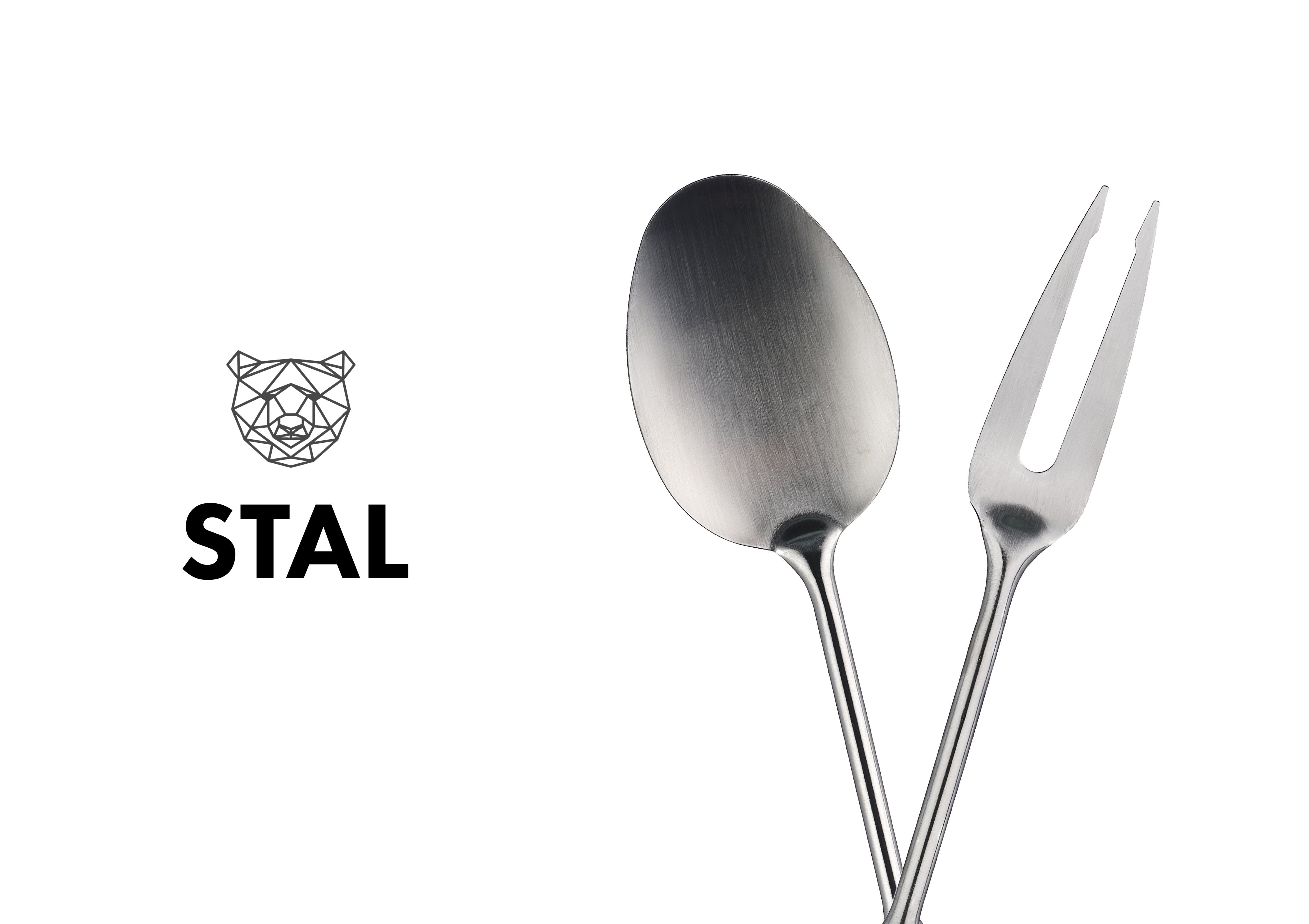 Couverts à salade et barbecue en acier inoxydable STAL Björn - Mathon - 2