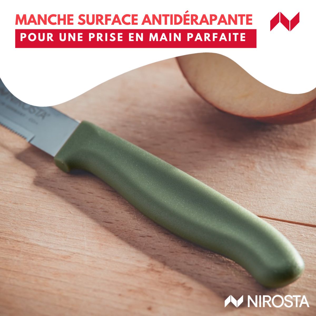 Couteau à légumes 19 cm  Elemental Nirosta - Mathon - 6