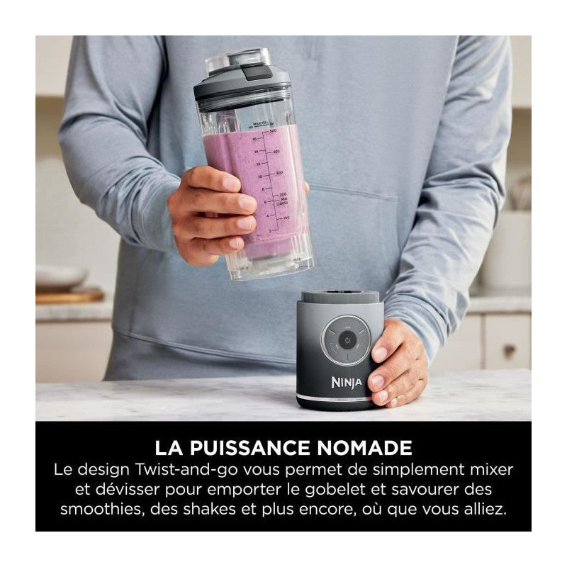 Blender Portable Ninja Blast Max - Gris - Bc251eugy Ninja - Mathon - 2