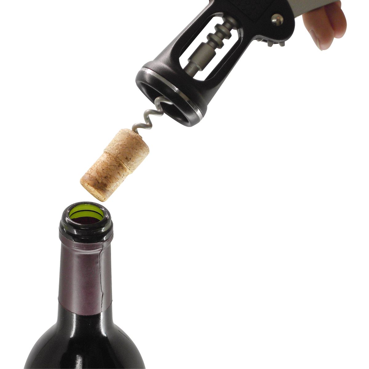 Tire-bouchon à levier décapsuleur 17 cm  Bar Concept Fackelmann - Mathon - 3