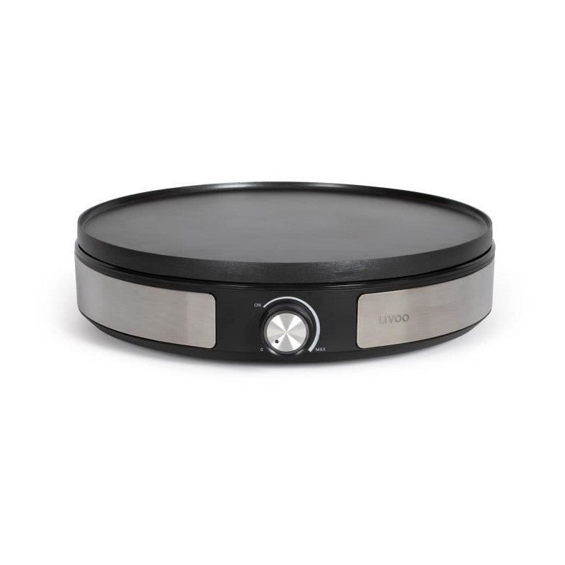 Crepiere Réversible - Livoo - Dop247 - 1500w - Plaque Réversible : 1 X ø33 Ou 7 X ø10 Cm - Antiadhésif - Thermostat Réglab Livoo - Mathon - 2