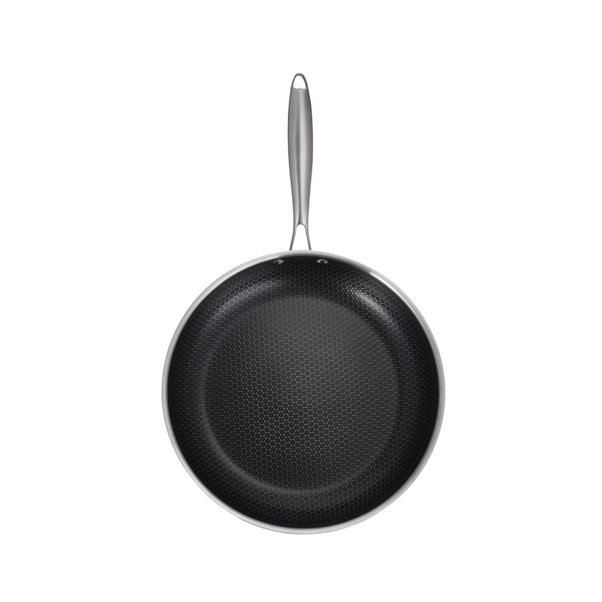 Set de 2 poêles 24/28cm triplex - "BlackSteel" Laguiole Cuisson - Mathon - 2