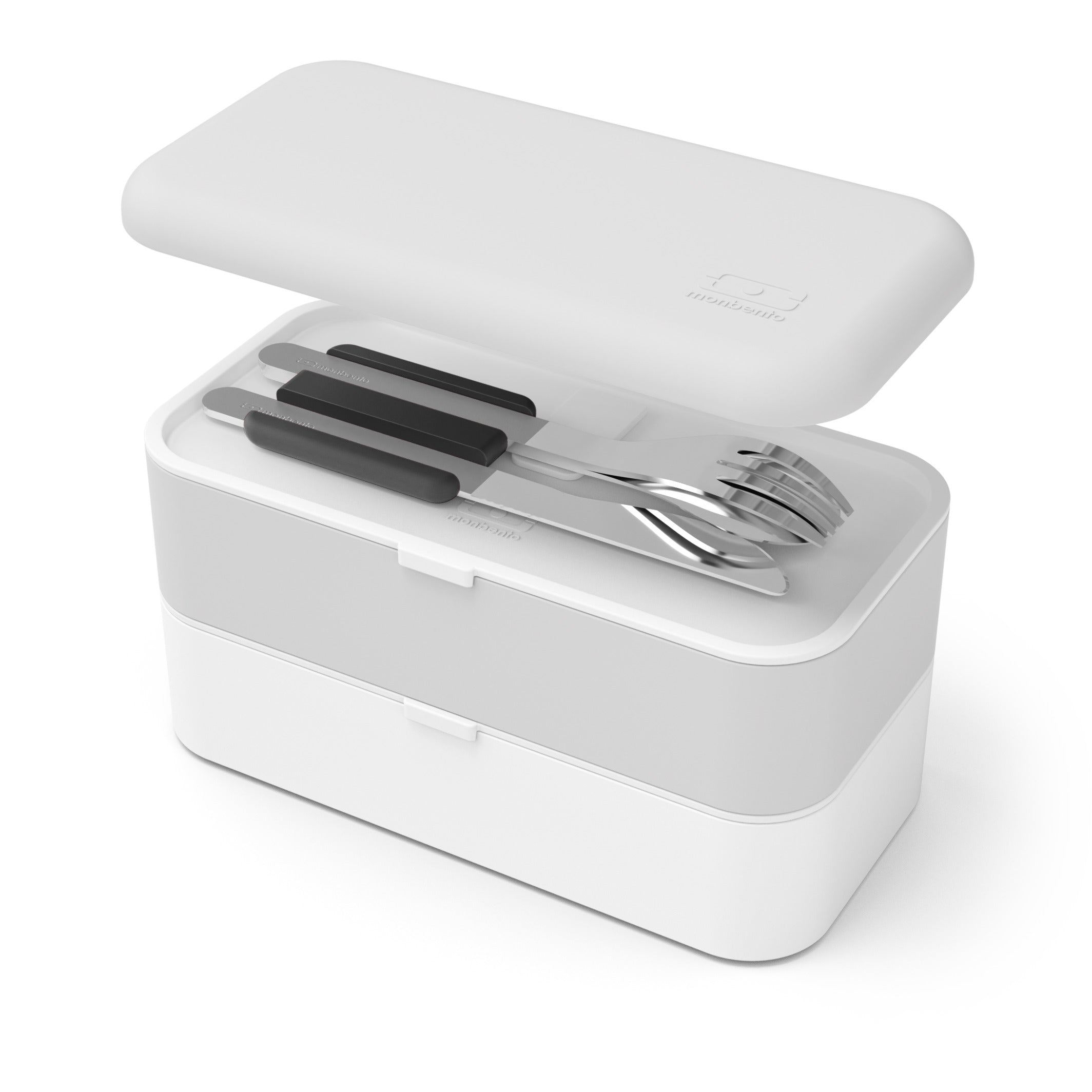 Set repas lunch box 2 étages 1L graphic Jungle + accessoires Monbento - Mathon - 6