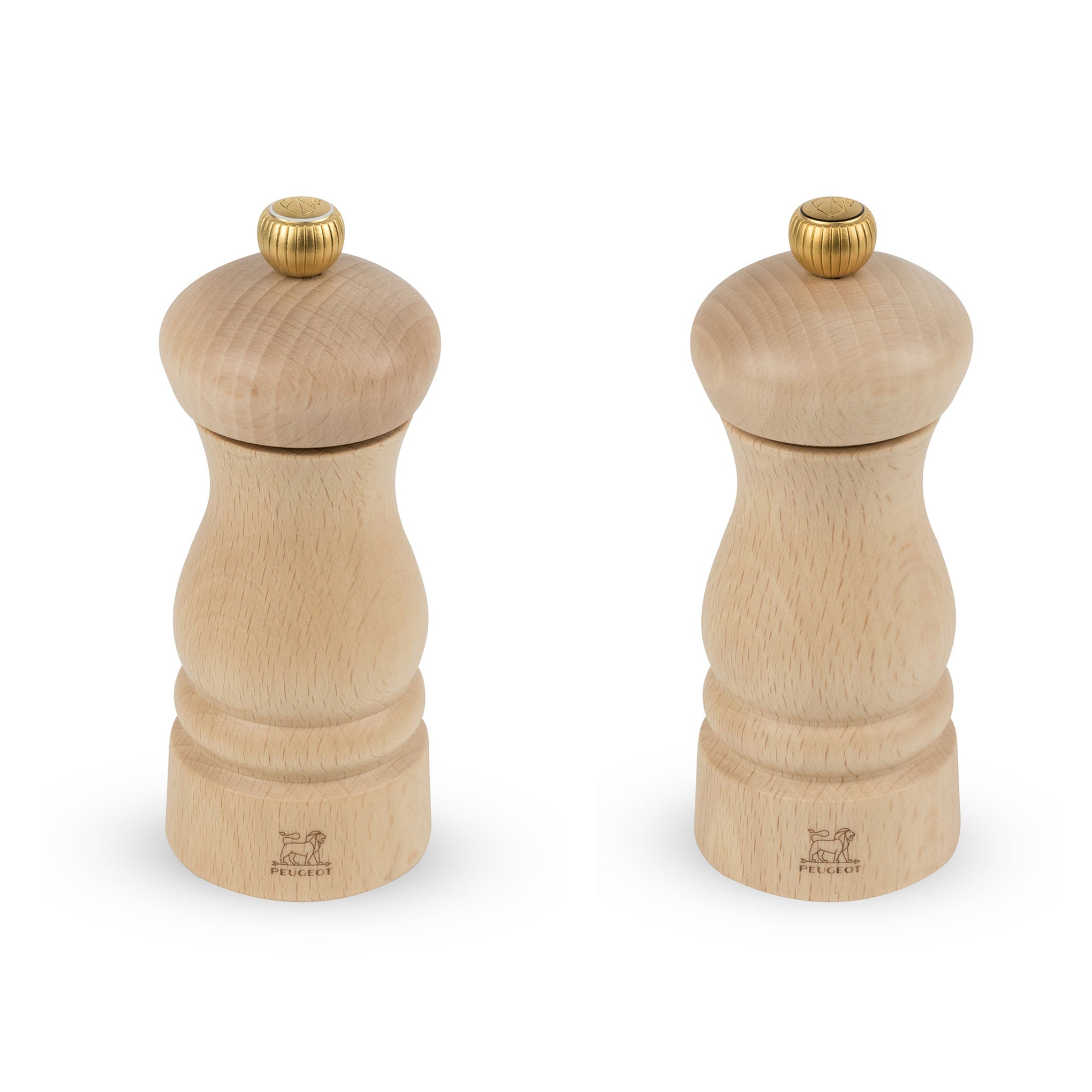 Clermont Duo de moulins à poivre et à sel Naturel 13 cm Peugeot - Mathon