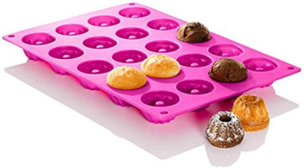 Mini moule à gâteau en silicone - Petit moule à kouglof - 29,8 x 19,9 x 2,2 cm Vendos85 - Mathon