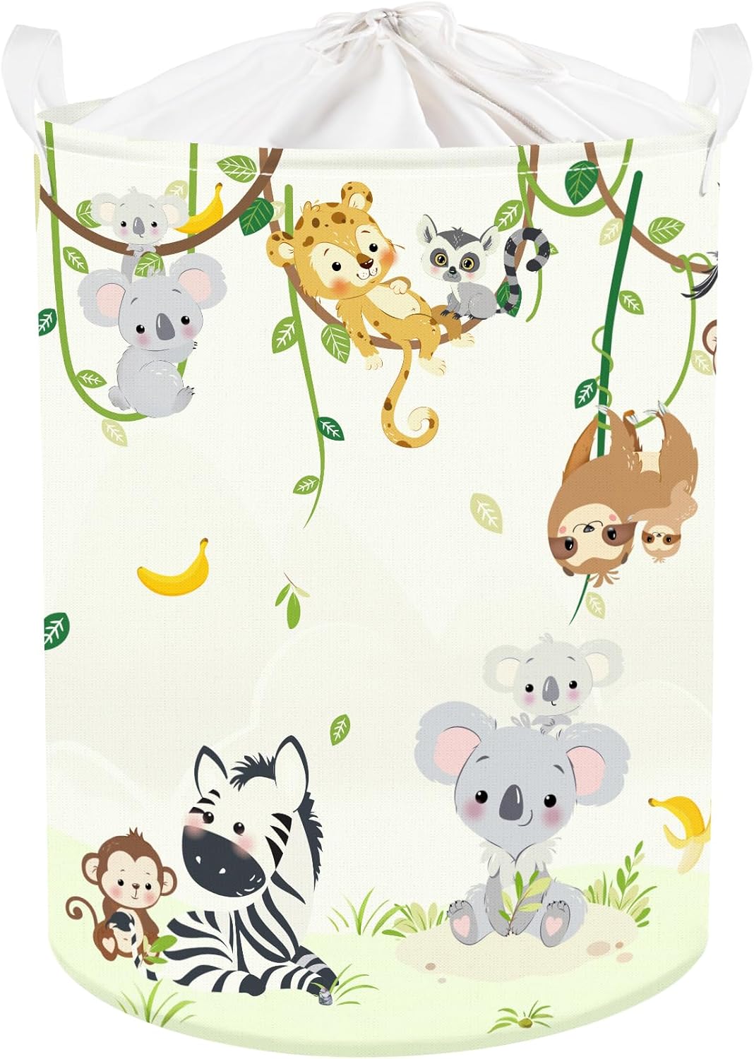 Panier à linge pliable motif Animal de Vigne 45 L Vendos85 - Mathon