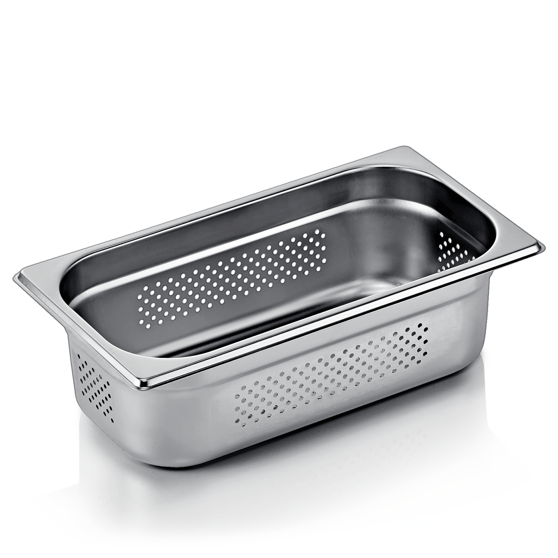 Bac GN 1/3 ECO en Acier Chrome 4 L H 100 mm Lot de 6 - WAS Germany - Mathon