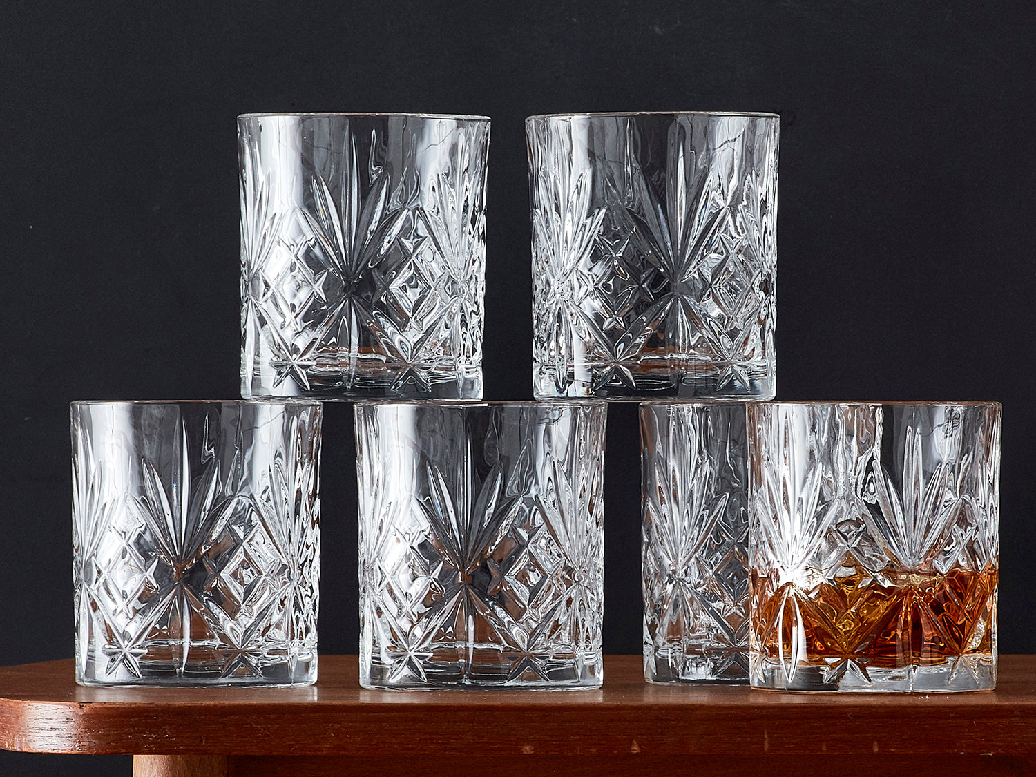 Set de 6 verres à whisky MELODIA Transparent Lyngby Glas - Mathon - 5