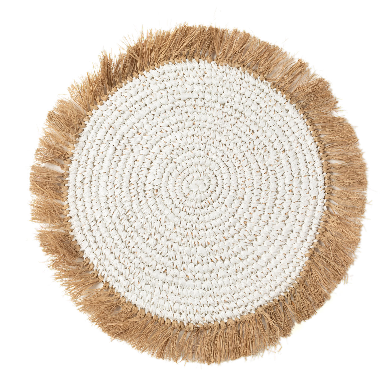 Le Set De Table Water Hyacinth Raffia - Blanc Naturel Bazar Bizar - Mathon - 1
