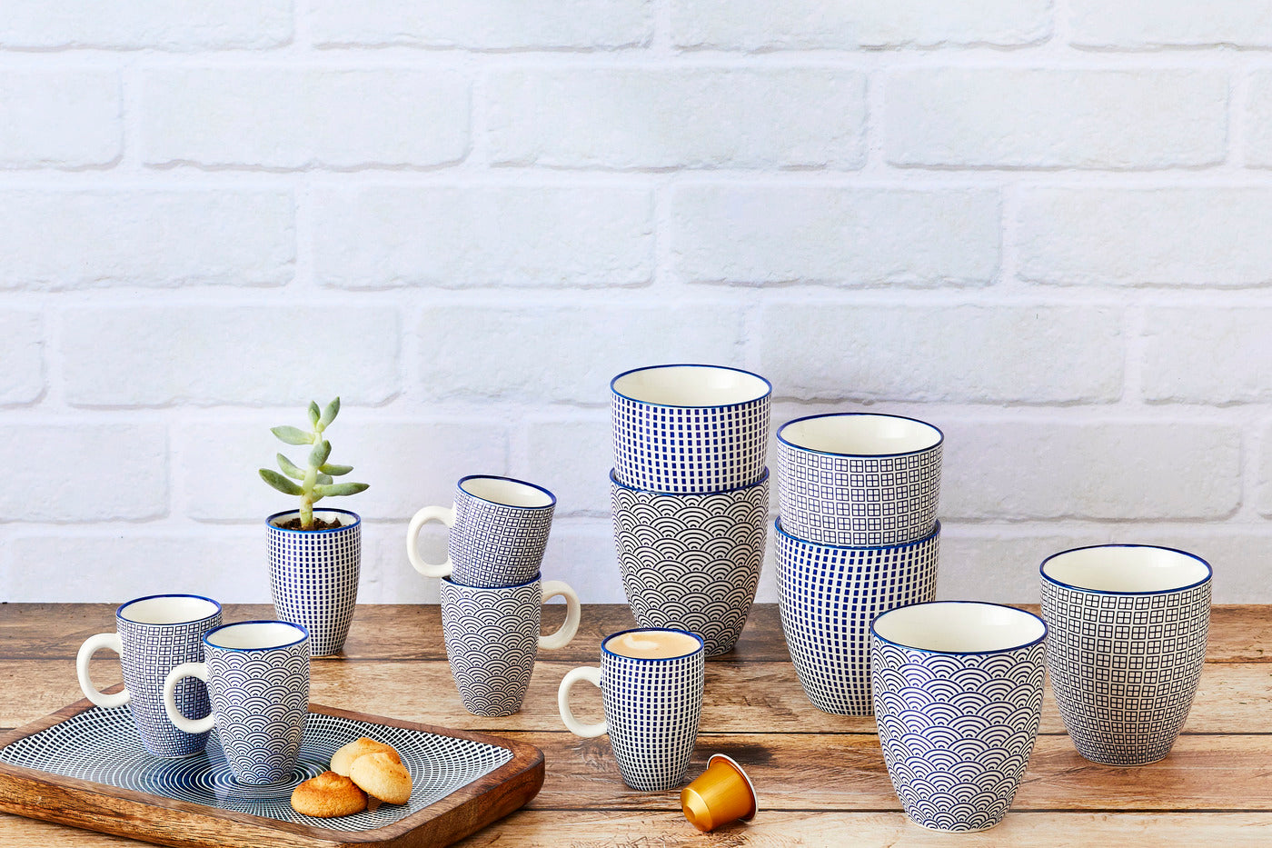 Lot de 42 set complet en porcelaine bleu D Björn - Mathon - 5