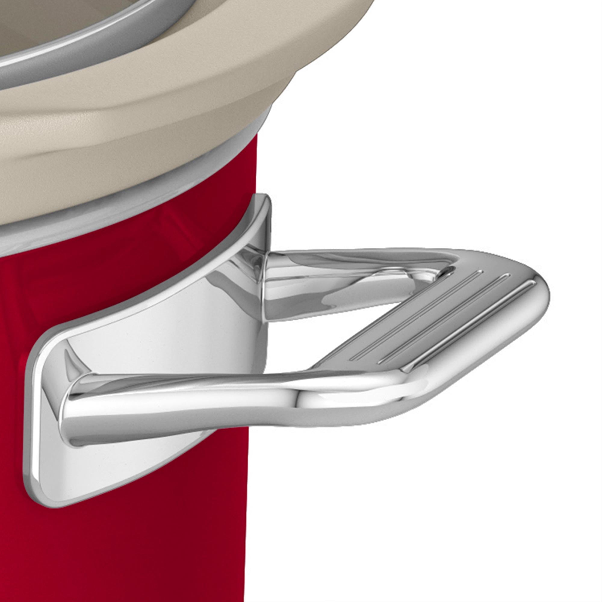 Retro Mijoteuse 6,5L Poêle Amovible en Céramique Antiadhésive, Vintage 320 Rouge SF17031RNEU - Mathon - 6