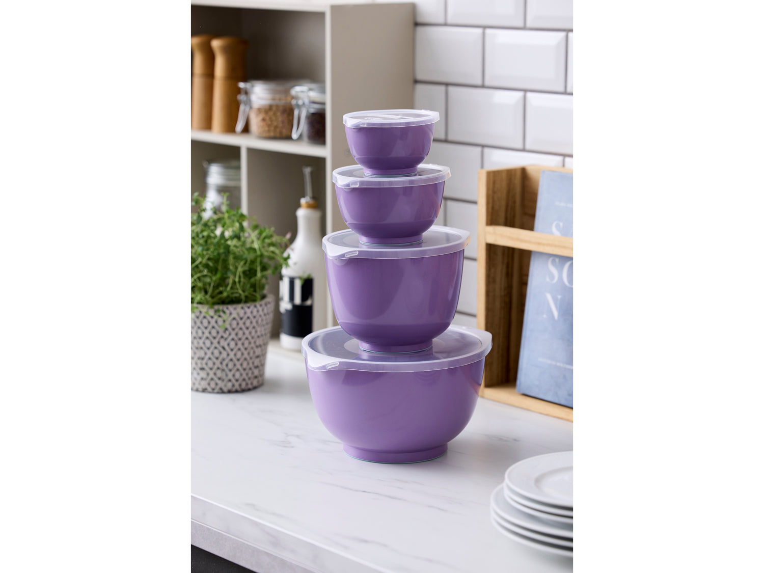 Set de bols 8 pces NEW MARGRETHE en durostima® Lavande Rosti - Mathon - 2