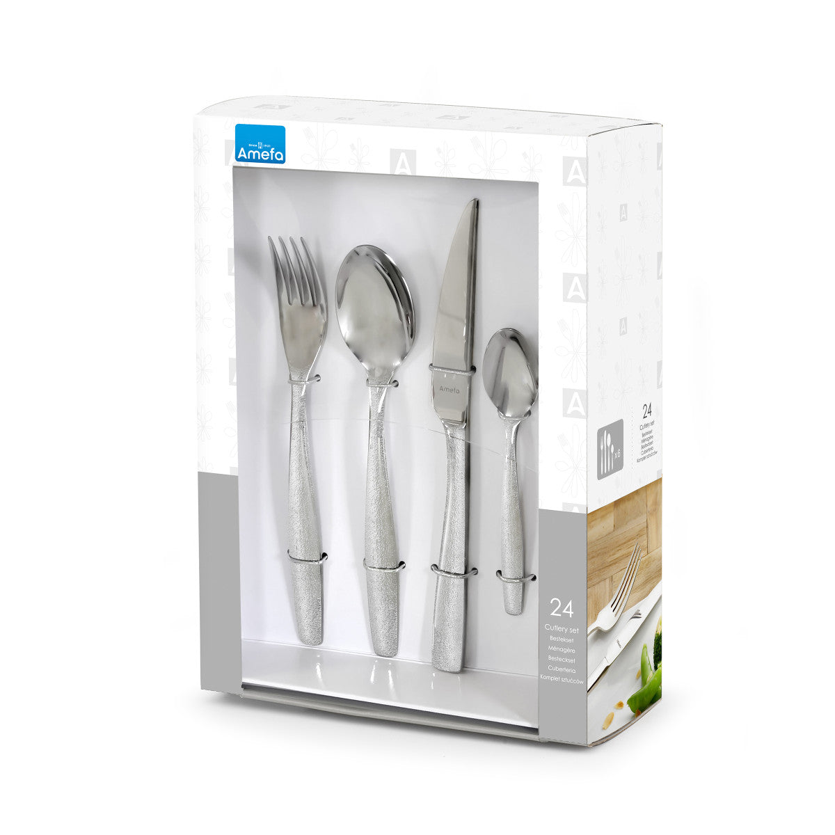 Adonis Icy - Ménagère 24 pièces Amefa - Mathon - 4