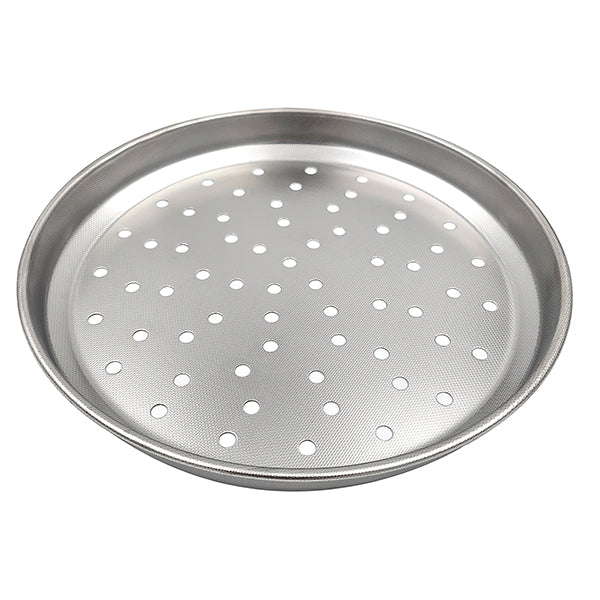 Plaque à pizza perforée inox 28 cm Steel Pan - Mathon - 2