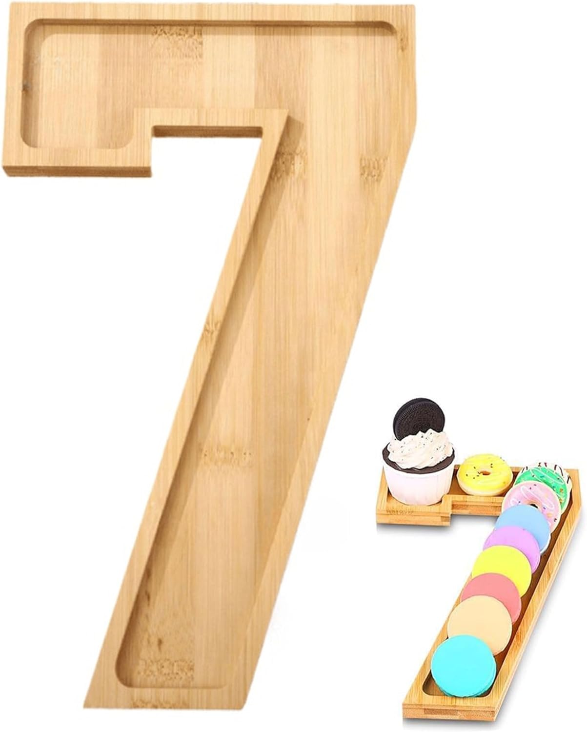 Plateau numérique en bois et bambou 30×20 cm Vendos85 - Mathon