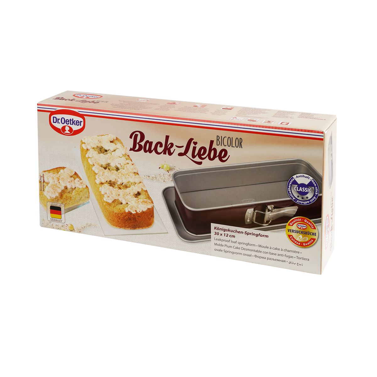 Lot de 2 moules à cakes à charnière 30 cm Dr. Oetker Back-Liebe Bicolor Dr. Oetker - Mathon - 6