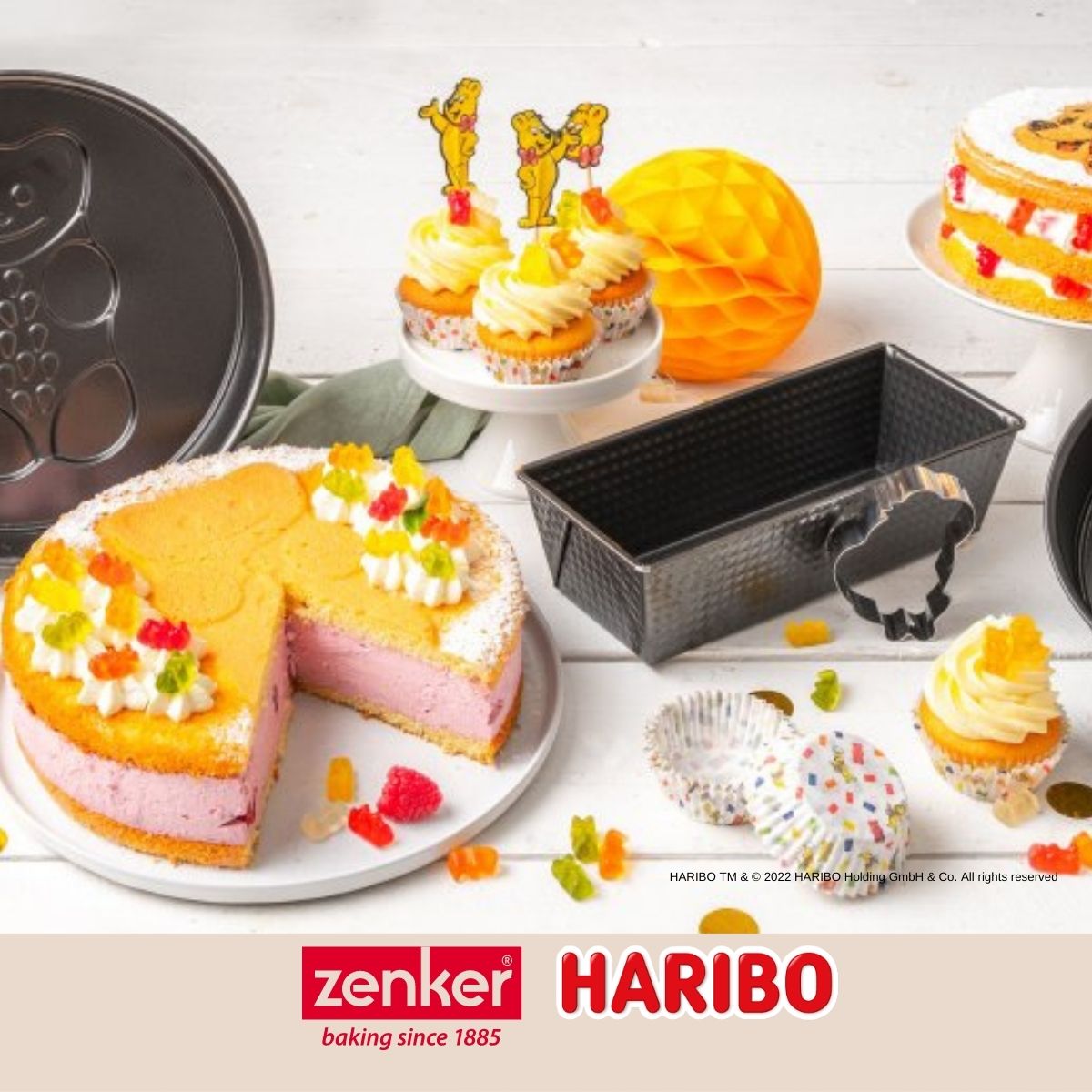 Lot de 48 piques décorés Zenker Haribo Zenker - Mathon - 8