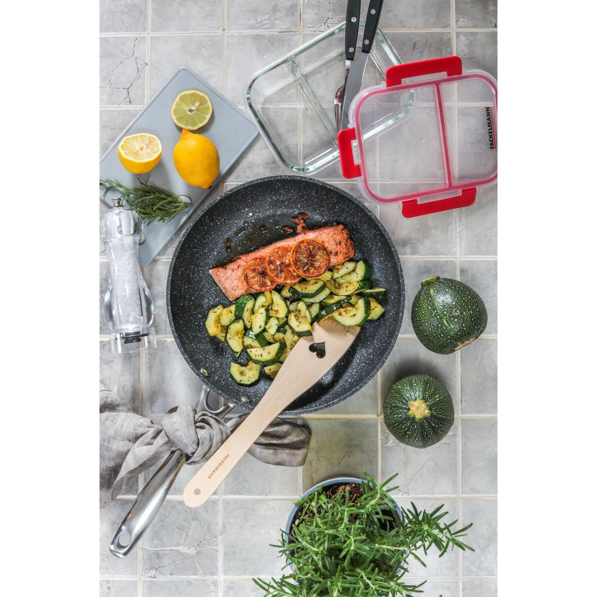 Petite planche à découper en bioplastique 24 x 14 cm  Nature Fackelmann - Mathon - 5