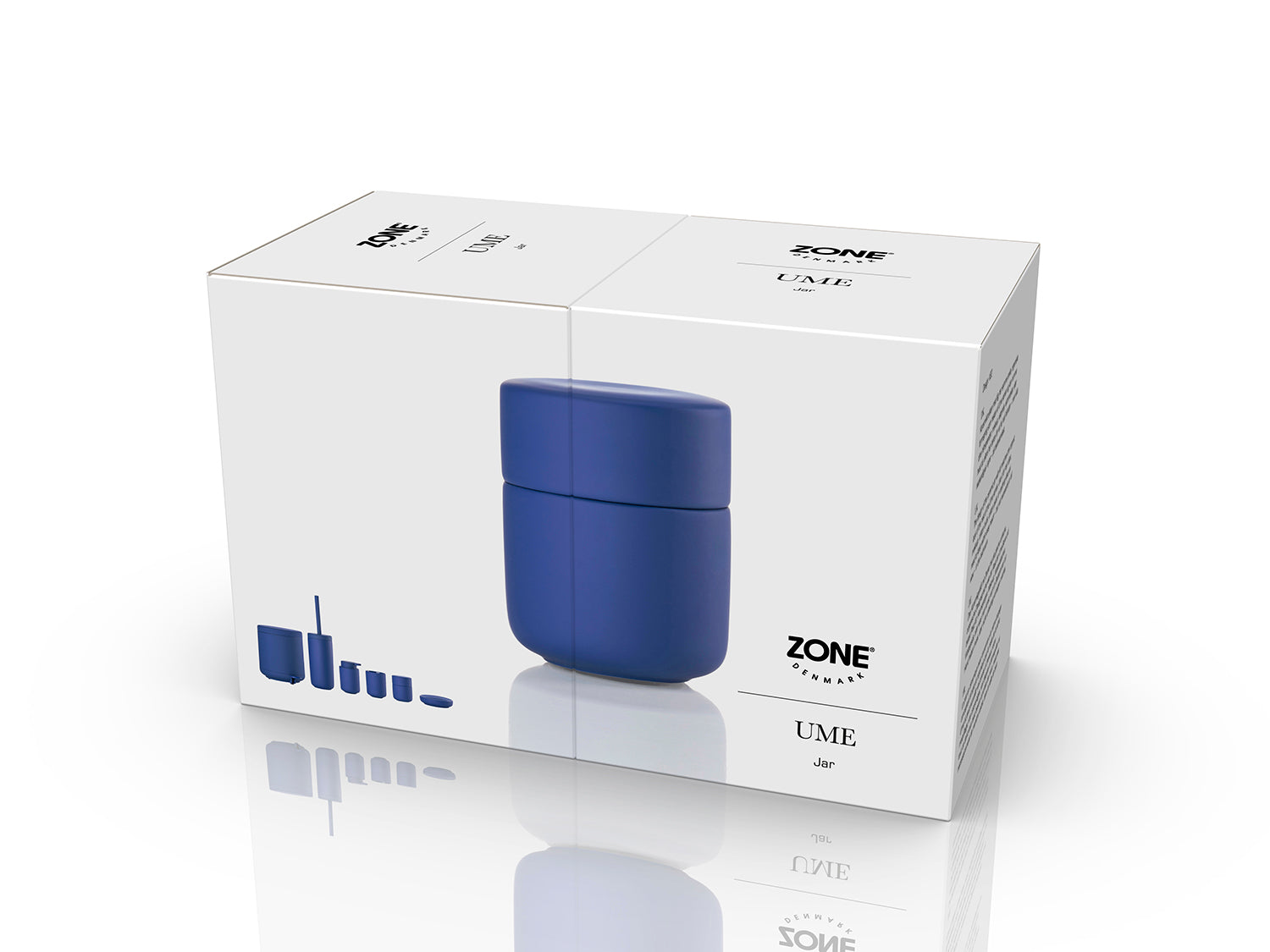 Pot avec couvercle UME en grès Bleu indigo Zone Denmark - Mathon - 4