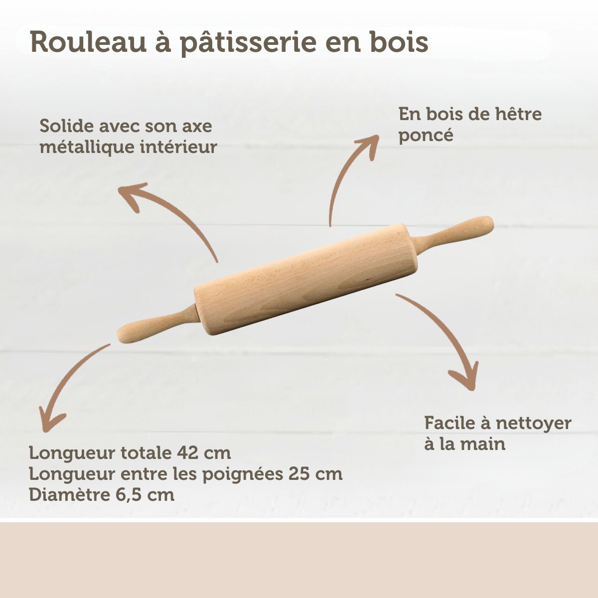 Ensemble de pâtisserie Zenker emporte-piéces et rouleau à pâtisserie Zenker - Mathon - 4