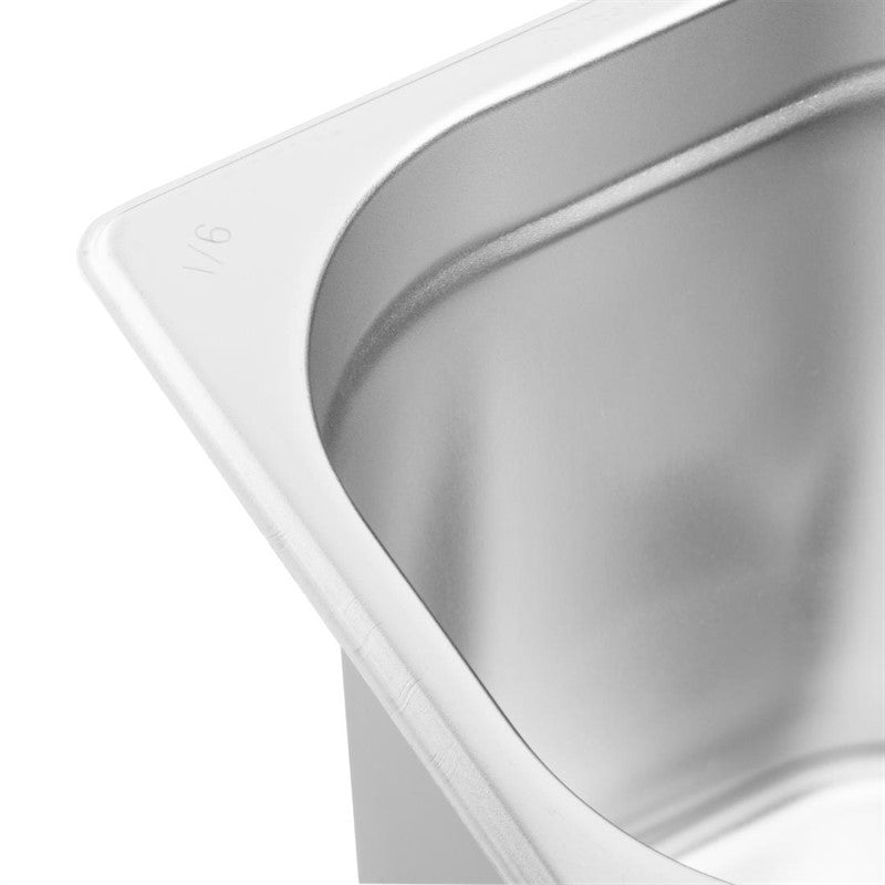 Bac Gastro Inox GN 1/6 - 200 mm - Vogue - Mathon - 4