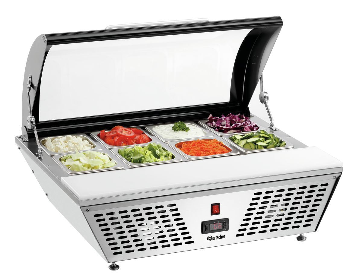 Vitrine Réfrigérée à Poser - 8 Bacs GN 1/6 - Bartscher - Mathon - 3