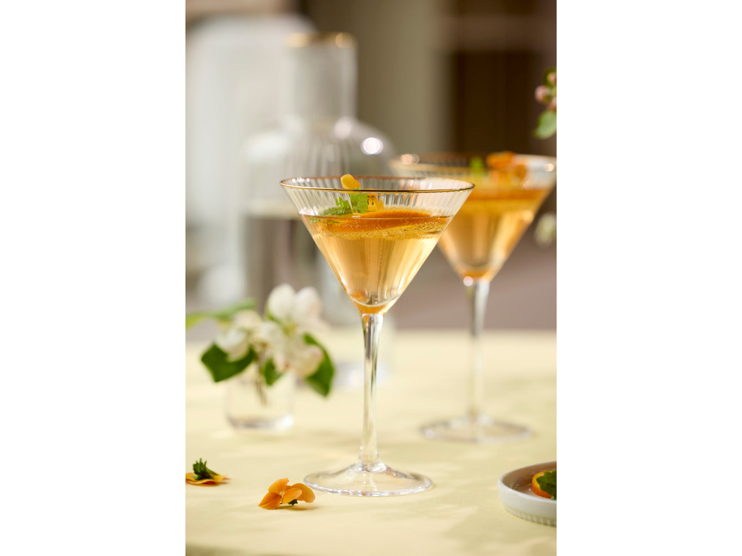 Verre à martini Palermo Gold en  Transparent Lyngby Glas - Mathon - 10