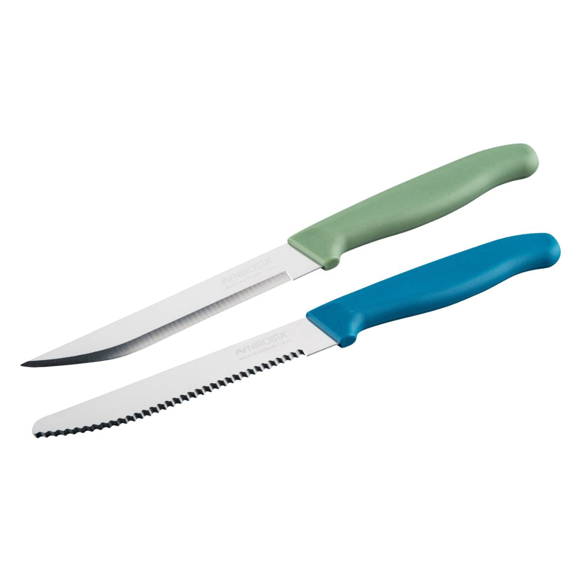 Set de 2 couteaux d’office et à petit déjeuner 22,5 cm  Elemental Nirosta - Mathon - 1