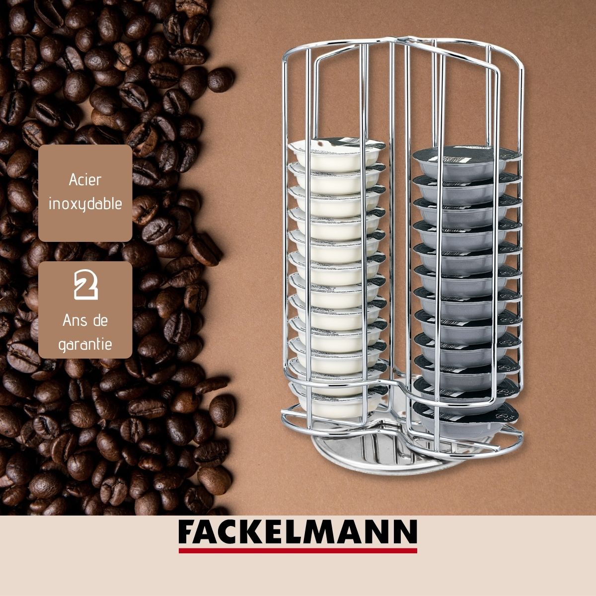 Porte capsules Tassimo rotatif  Petit Déjeuner Fackelmann - Mathon - 6
