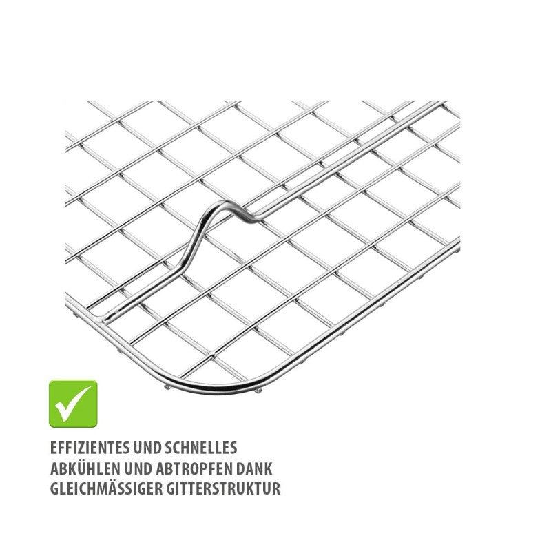 Plat en inox et sa grille 31,5 cm Gefu - Mathon - 6