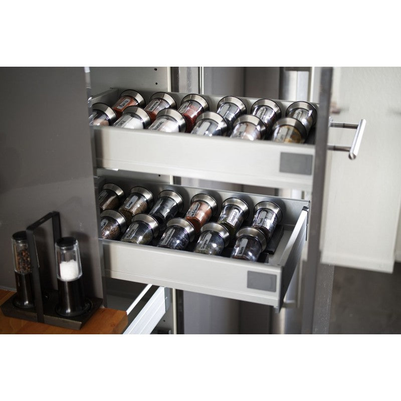 Set de 3 shakers avec organisateur en acier et plastique Gefu - Mathon - 4