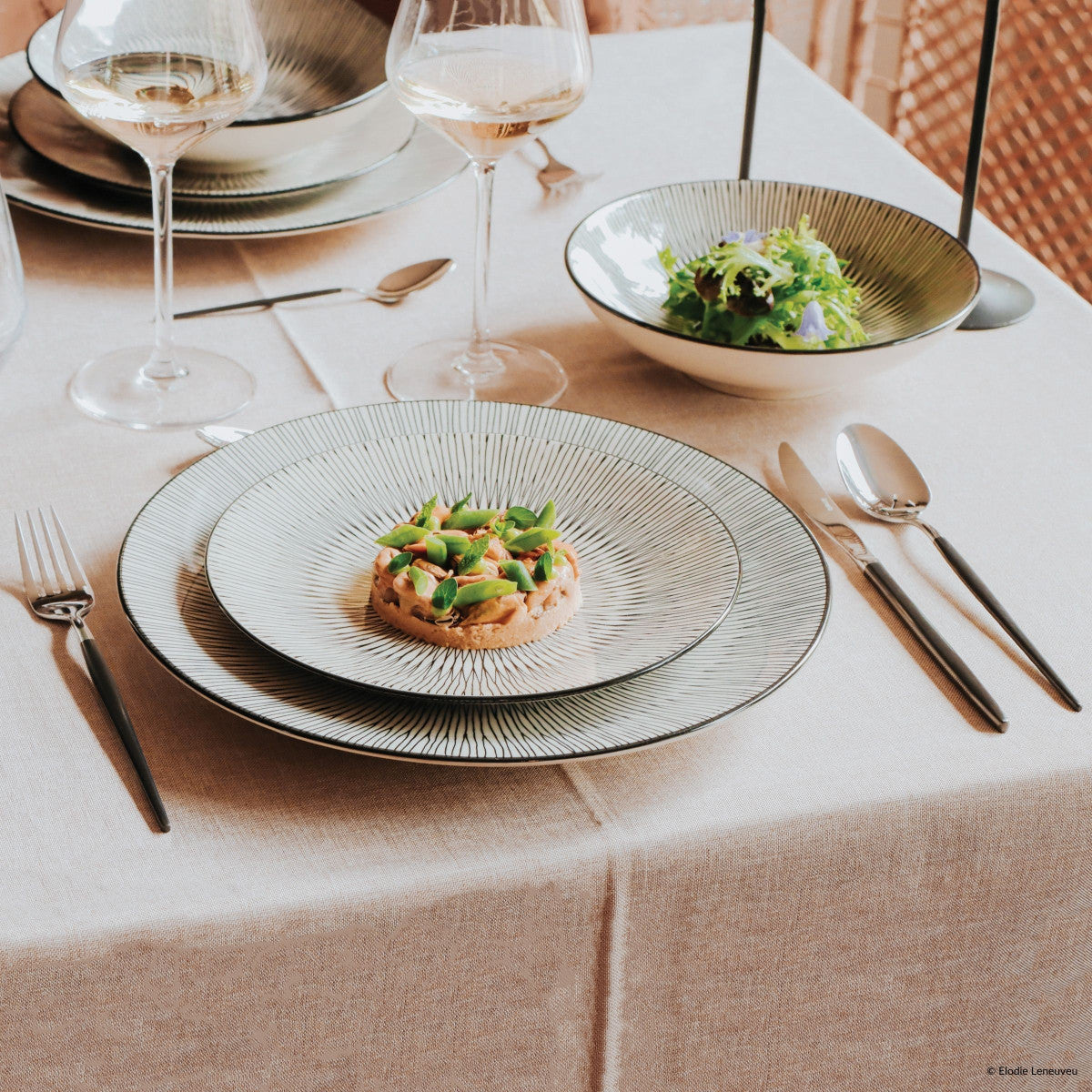 Hypnose - Assiette dessert 20 cm (lot de 6) Médard de Noblat - Mathon - 3