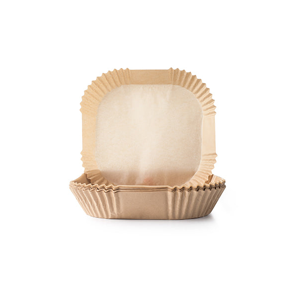 Caissettes pour friteuses à air carrées 50 pièces Ibili - Mathon - 1