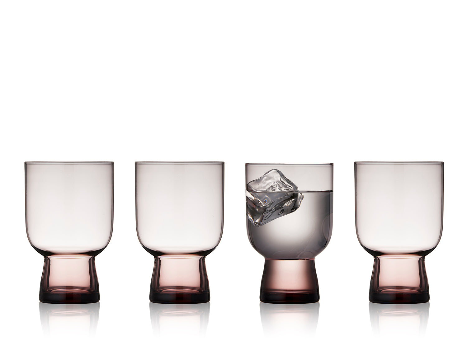 Set de 4 verres à eaux SORRENTO Rose Lyngby Glas - Mathon - 1