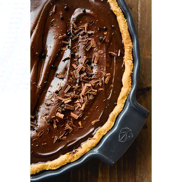 Moule à tarte céramique Appolia ardoise 30 cm Peugeot - Mathon - 3