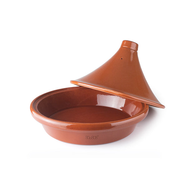 Tajine argile émaillée 32 cm marron Ibili - Mathon - 2