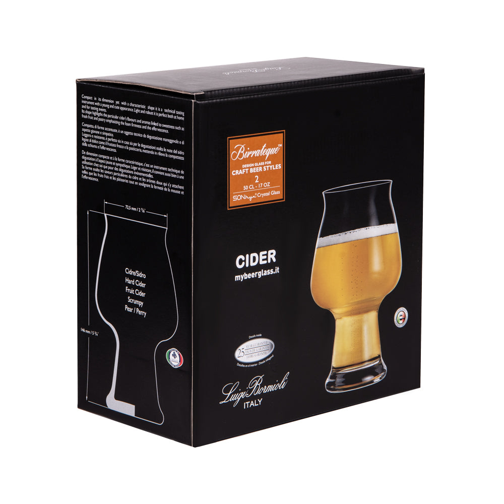 Coffret 2 Birrateque cidre 50 cl Bormioli Luigi - Mathon - 2