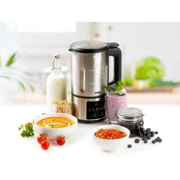 Blender  Chauffant Domo - Inox – 1,2 L - 6 Programmes – 800 Watt – Do7 Domo - Mathon - 3