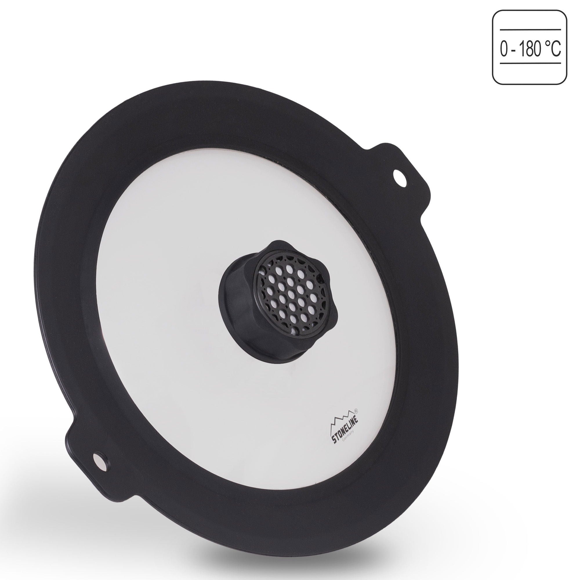 Couvercle en verre multifonction Smell Well pour ø 22/24/26/28 cm, avec kit de recharge Smell Well Stoneline - Mathon - 2