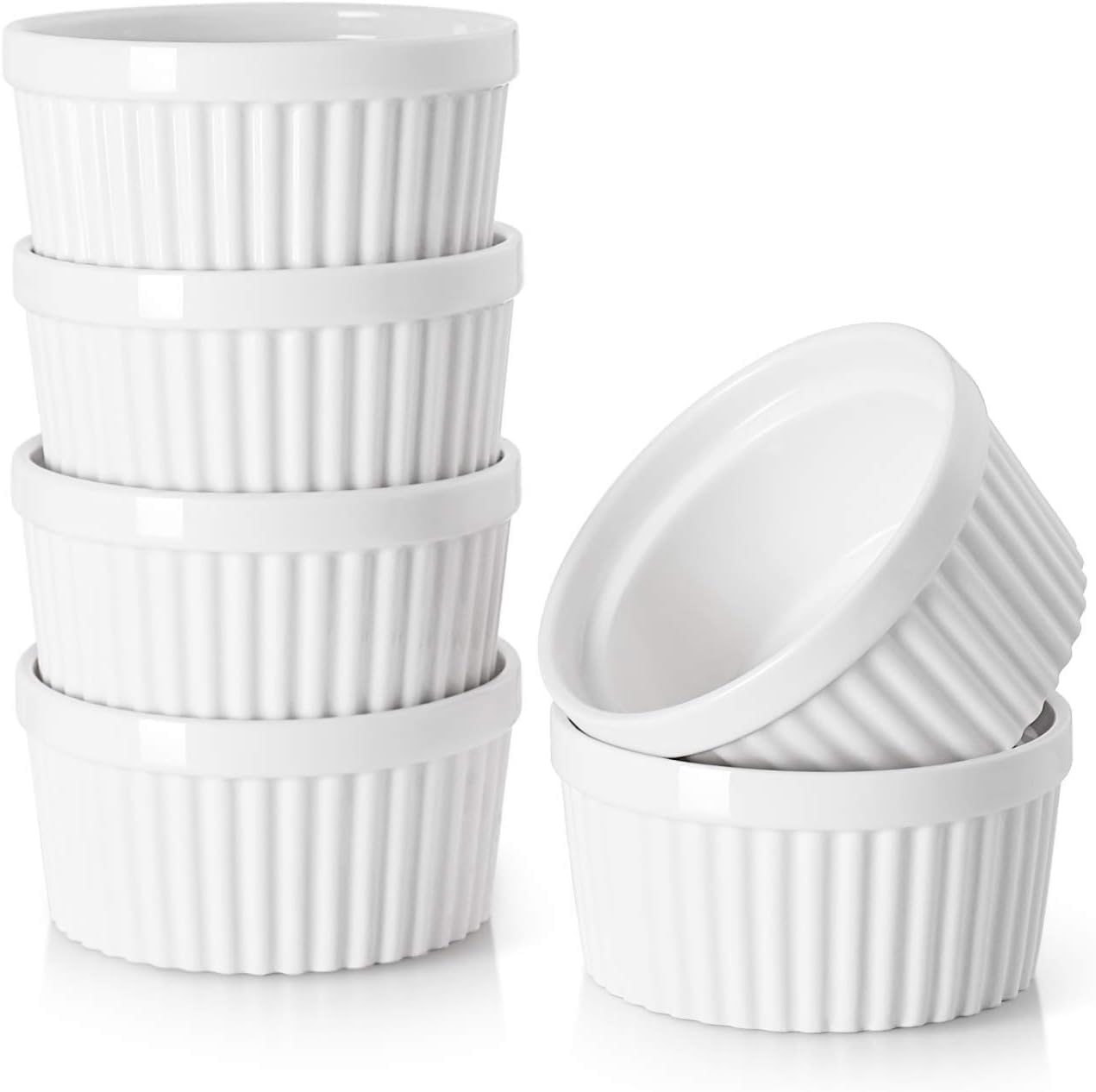 Ramequins en Porcelaine 230 ml x6 Vendos85 - Mathon