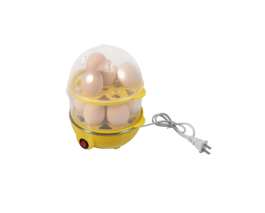 Cuiseur à œufs électrique pouvant faire bouillir 14 œufs avec fonction de fermeture automatique jaune Vendos85 - Mathon