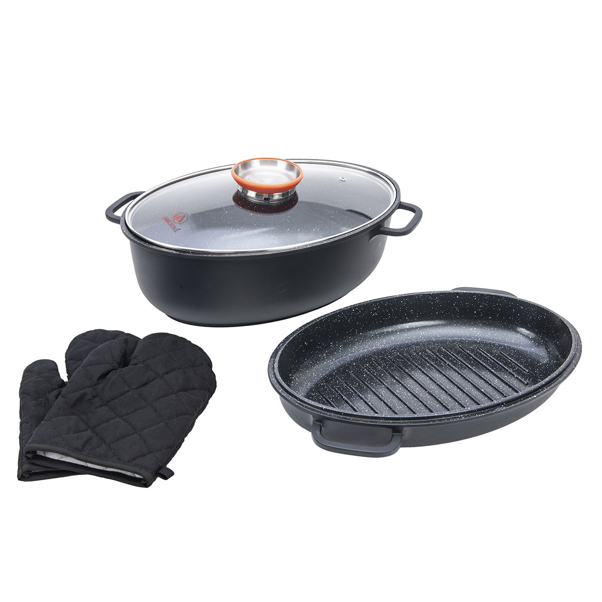 Braisière noir 38cm - "Alizée" Laguiole Cuisson - Mathon - 1