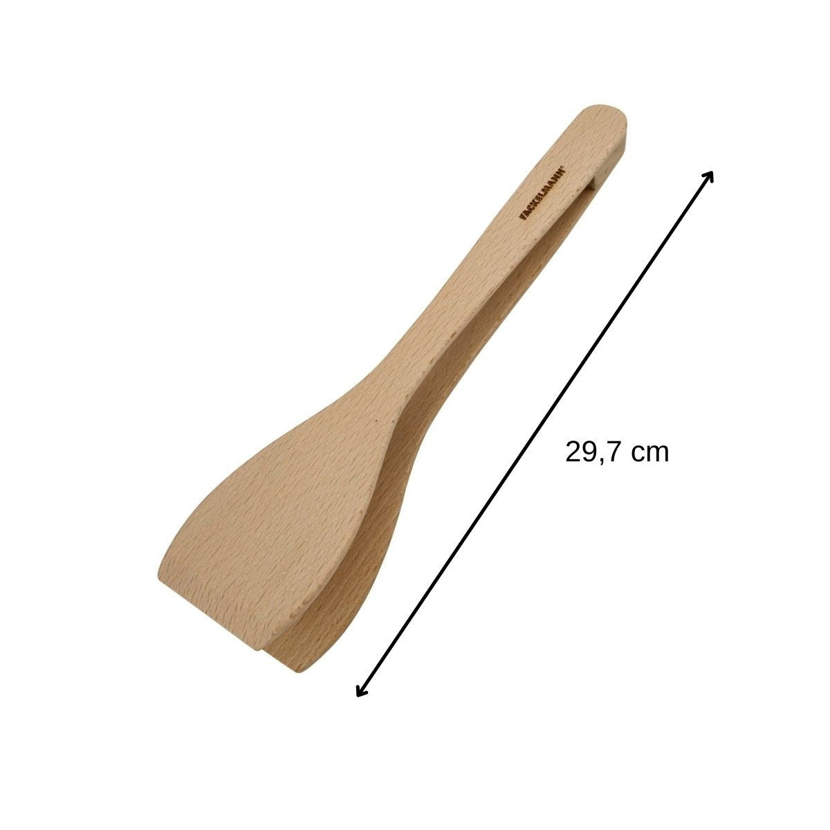 Ensemble de 2 Pinces de cuisine en bois FSC 29,7 cm Fackelmann - Mathon - 3