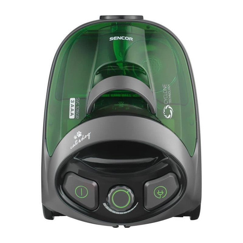 Aspirateur Traineau Sans Sac - Sencor - Svc 1016gr - 800 W - 80 Db - 1,5 L - Noir / Vert SENCOR - Mathon - 5