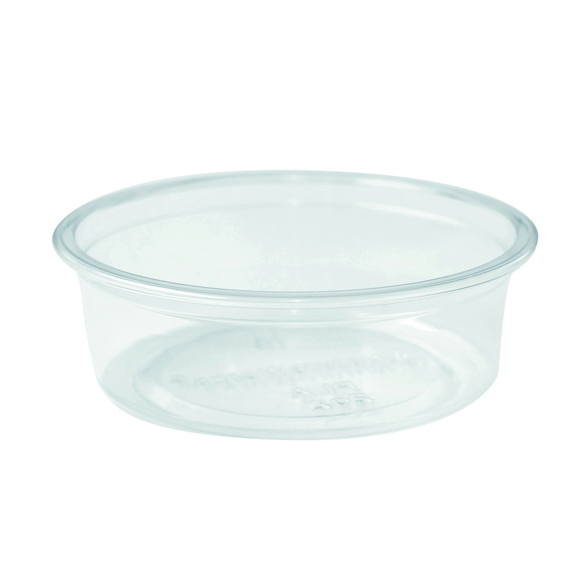 Coupelle PLA transparente 60 ml Diam: 7,6 cm 7,6 x 7,5 x 2,4 cm x 50 unités FirstPack - Mathon